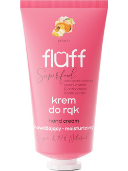 Fluff Antibacterial & Moisturizing Peach Ενυδατική Κρέμα Χεριών 50ml