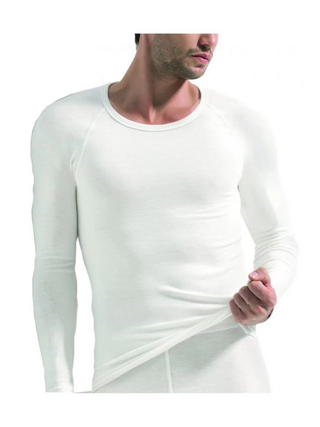 FMS Unisex Ισοθερμικό Μπλουζάκι Μακρύ Μανίκι, Χρώμα Λευκό