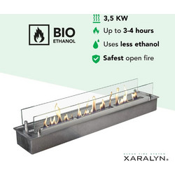 Xaralyn Burner XL INOX Καυστήρας Βιοαιθανόλης