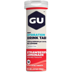 GU Hydration Drink Strawberry Lemonade 12 Αναβράζοντα Δισκία