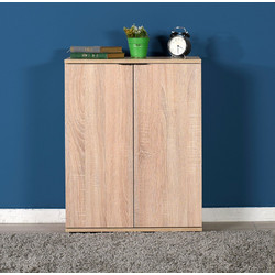 Fidelio Home Como Παπουτσοθήκη Ξύλινη Sonoma Μ60xΠ34xΥ78cm FD-SHC220