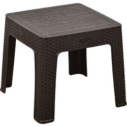 Τραπεζάκι Rattan 44x44cm Beboulino Brown HS-700