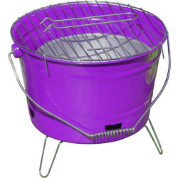 Mini Φορητή Ψησταριά-Bucket Κάρβουνου Δ28x23cm
