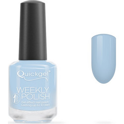Quickgel 207 Ice Blue Gloss Βερνίκι Νυχιών Μακράς Διαρκείας 15ml