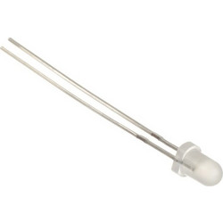 5mm LED Diffused Λευκό