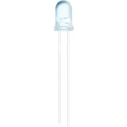 LED Diffused 5mm Μπλε T-1 3/4