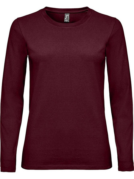 Γυναικείο Μακρυμάνικο T-shirt Imperial LSL OXBLOOD