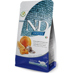 Farmina N&D Ocean Grain Free Adult with Pumpkin, Herring & Orange 300gr