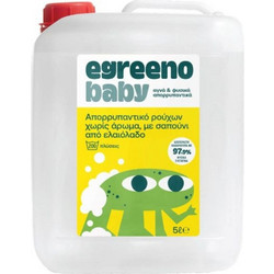 Egreeno Βρεφικό Υγρό Απορρυπαντικό Ρούχων Χωρίς Άρωμα με Σαπούνι Ελαιόλαδου 5lt