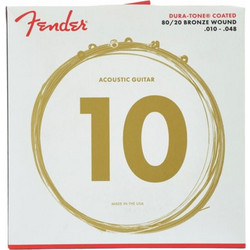 Fender Dura Tone 880XL Σετ 6 Χορδές Ακουστικής Κιθάρας 80/20 Bronze 10-48" Extra Light Tension