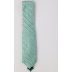 MICHAEL KORS STRIPE MK LOGO TIE