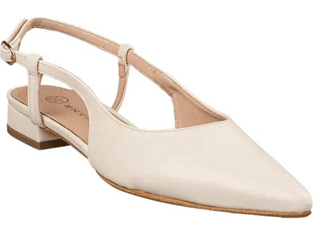 ENVIE-POINTY SLINGBACK BALLERINAS (E02-21721-199)VANILLA