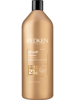 Redken All Soft Mega Moisturizing Σαμπουάν για Ξηρά Μαλλιά 1lt