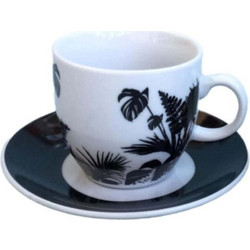 Max Home Σετ Φλιτζάνια Καφέ Jungle Leafs DG080227 90cc 6 Τεμάχια
