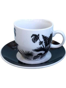 Max Home Σετ Φλιτζάνια Καφέ Jungle Leafs DG080227 90cc 6 Τεμάχια