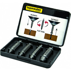 TOP MASTER ΣΕΤ ΑΦΑΙΡΕΣΗΣ ΒΙΔΑΣ 4pcs 339701