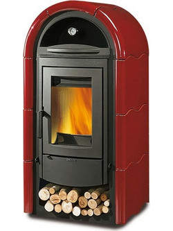 La Nordica Stefany Forno BII Bordeaux Μαντεμένια Ξυλόσομπα με Φούρνο 12.5kW