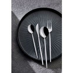 Cutlery Set (24 Pieces) Mokka24 Chrome
