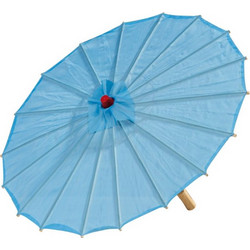 Διακοσμητική Υφασμάτινη Ομπρέλα Μπλε 56cm 157.002.0053.21