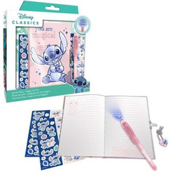 Σετ STITCH - Μυστικο Ημερολογιο + Μαγικος Στυλος + Αυτοκολλητα