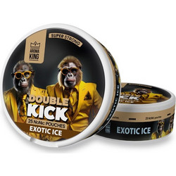AK DOUBLE KICK Exotic Ice Non Nicotine Pouches Strong