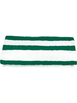 Valento Pool Πετσέτα Θαλάσσης Kelly Green-White 170x77cm