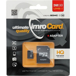Imro microSDHC 32GB Class 10 UHS-I + Adapter
