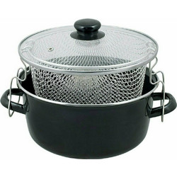 Sidirela E-3503 Εμαγιέ Κατσαρόλα Φριτέζα 24cm