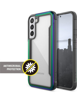 X-Doria Raptic Shield Pro - Case For Samsung Galaxy S22+ 5G (Antimicrobial Protection) (Iridescent) - (463133)