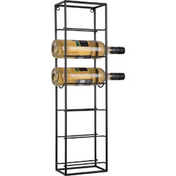 Κάβα Ποτών 6 Θέσεων PT4089BK 18x11,5x66cm Black Present Time Μέταλλο