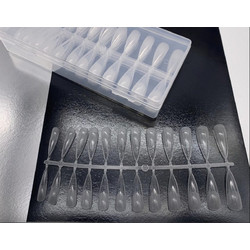 Soft Clear Stiletto Tips Νυχιών 260τμχ