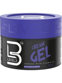 L3VEL3 Barber Cream Hair Gel Μαλλιών Ανδρικό για Λάμψη 250ml