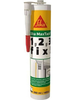 Sika Maxtack Μονταζόκολλα λευκή νερού 280ml 417913