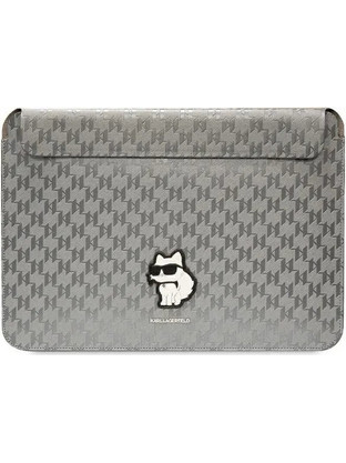 Karl Lagerfeld Saffiano Θήκη Laptop 14" Silver