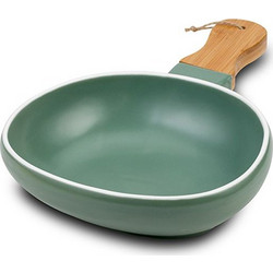 Nava Πιατέλα Terrestrial Πορσελάνινη 31.5cm Με Χερούλι Bamboo 10-263-149