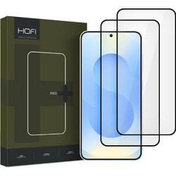Σκληρυμένο Γυαλί Hofi Glass Pro+ Συσκευασία 2 Τεμαχίων Για Galaxy S25, Μαύρο