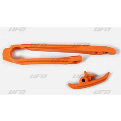 UFO Γλίστρα Ψαλιδιού Μοτοσυκλέτας chain slider KTM πορτοκαλί KT04035-127