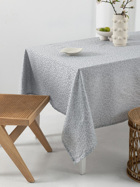 Τραπεζομάντηλο 175x260 Αλέκιαστο Formal Dinner Palamaiki Lita- Grey