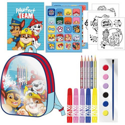 Paw Patrol backpack stationery set