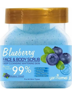 Mokann Cosmetics Rose & Blueberry Active Scrub 15ml