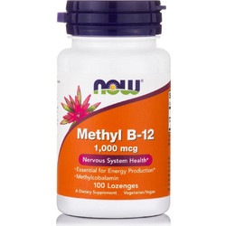 Now Foods Methyl B12 1000mcg 100 Παστίλιες