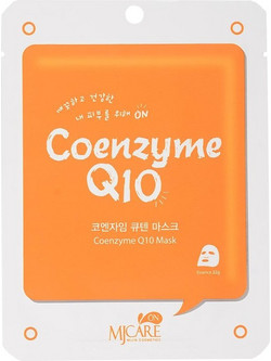 MJCare Coenzyme Q10 Sheet Μάσκα Προσώπου για Ενυδάτωση 22gr