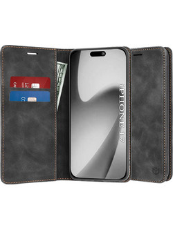 Techsuit Confy Cover Θήκη Βιβλίο Black (iPhone 17)