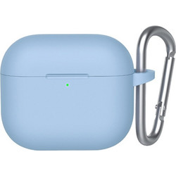 Blueo Θήκη Υγρή Σιλικόνη για AirPods 3 Γαλάζιο