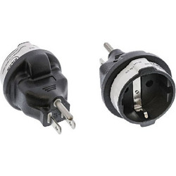 TRAVEL ADAPTER NEma INLINE 5-15 to Schuko F 16705