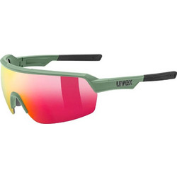 Uvex Sportstyle 227 S53.2.066.7716 Αθλητικά Γυαλιά Ηλίου Μάσκα Κοκάλινα Πράσινα με Πορτοκαλί Καθρέπτη Φακό