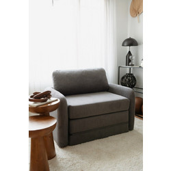 Sofa Del Atelier Πολυθρόνα - Κρεβάτι Nest 383EVN1271 110x83x77cm Grey