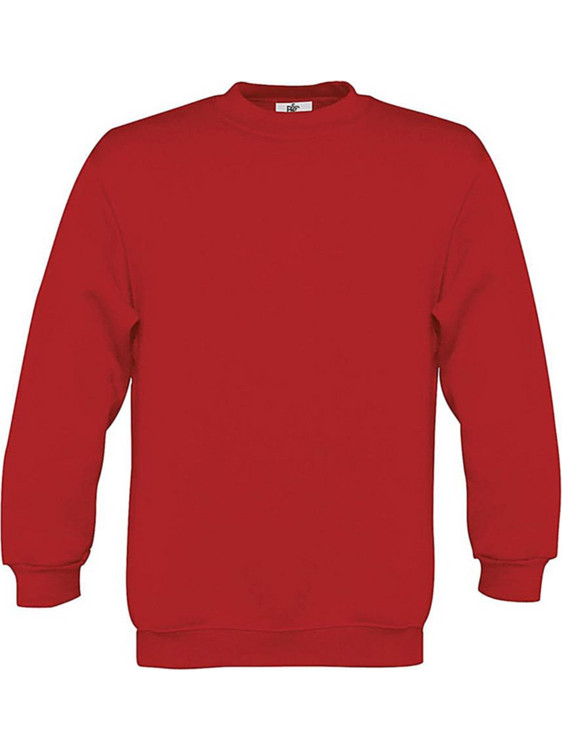B & C Crewneck Set-In Παιδικό Φούτερ Κόκκινο