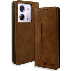Bodycell Book Case Θήκη Πορτοφόλι Brown (Xiaomi Poco M7 Pro 5G)