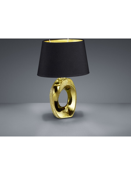 Trio Lighting R50511079 Πορτατίφ E14 Μαύρο Χρυσό Φ23xΥ33cm